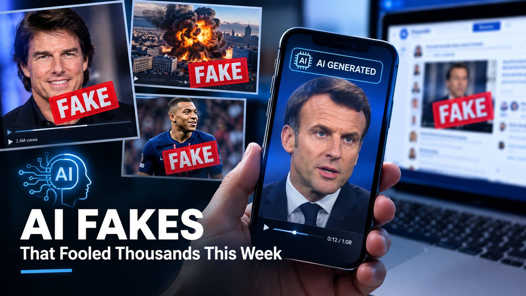 Real or Fake: 5 AI Fakes That Fooled Thousands This Week